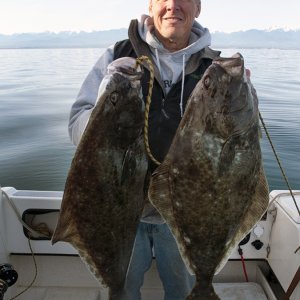 First halibuts for the new boat!