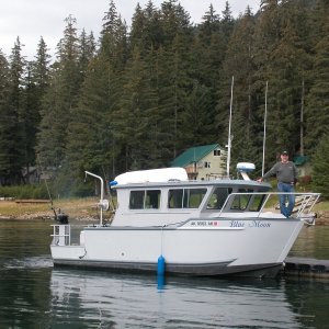 Blue Moon at Excursion Inlet, Alaska