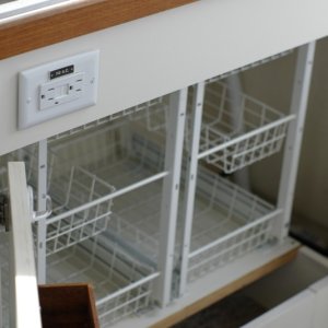Media '(Spirit) Storage in the galley' in album '(Spirit) Spirit on trailer at EQ Marine'