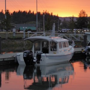 Friday night sunset