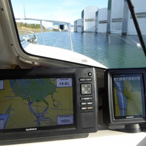 Short trip for the weekend, only about 15 nm total.