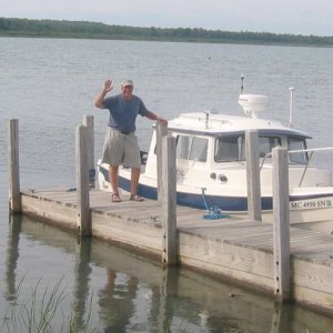 Yours truly looking a little grubby after three days on the water.