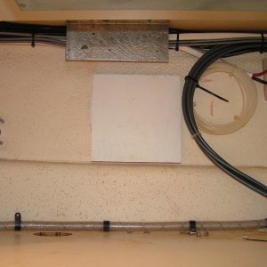 (Dora~Jean) Installation Location under galley cabinet.