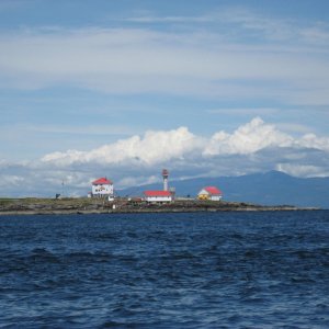 Media 'Entrance Island light Georgia Strait' in album 'entering Silva Bay from south narrow cut'
