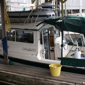 At Johnson Pt loading for the Inside Passage