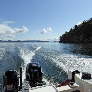 Cruising past Lopez Island on my way to Friday Harbor