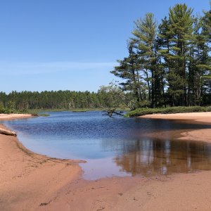 Media 'Julian Bay Bog Outlet' in album '!st Overnight Trip - Stockton Island - Presque Isle Bay'