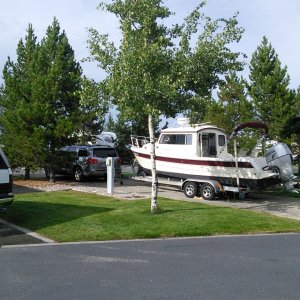 Media '"Boaterhoming" in the small town of West Yellowstone, MT, while on the way to a gathering on Yellowstone Lake, WY.' in album 'Christened as "Freedom"'