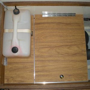 Webasto tank installed and additional storage