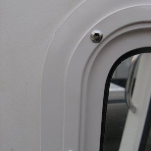 Detail of the type of screws used