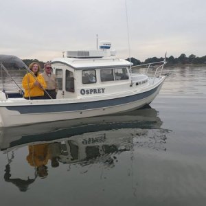 OSPREY's crew at the end of the trip