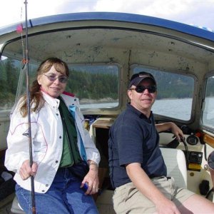 Media 'Mom and I on Reel Fun' in album '(Matt) Having Lunch on Lake Koocanusa'