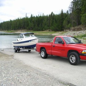(Matt) My  1987 - 16' Angler (Just Bought 9/2/04) Lake Koocanusa
