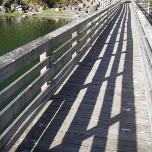Board walk to Dock at Sequim Bay State Park