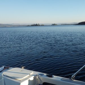 We anchored at Frank Island