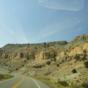 Driving thru Wyoming