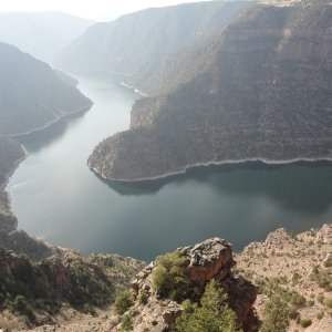 Flaming Gorge. We didn\'t boat here