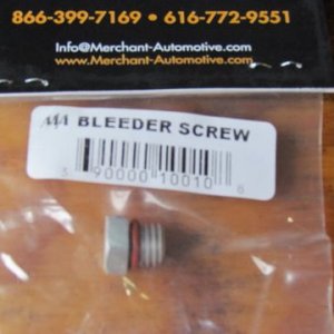 Media 'Aluminum bleeder screw to replace the plastic one on the side of the filter housing, also fom Merchants automotive, plastic ones can either break or round off in time' in album 'Rubberized removable protective guard has push button as the gauge will hold pressure. Button releases it or hold button to release air and the gauge will read what it is dropping down to. Sells for about 21.00 dollars. Works great. I have no interest in the company,assembled in the U.S.A.
http://www.getagauge.com/'