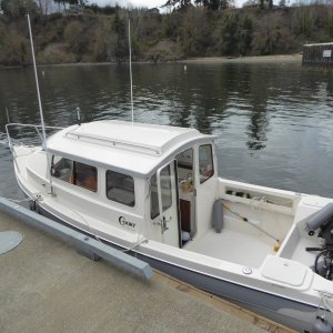 Outer visitor dock at Langley Marina