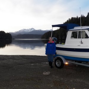 Media 'This is our local launching spot.  It was originally a spot for landing oyster barges and the shucking house is now in ruins.' in album 'Coming in to our local boat launch.'