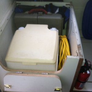 cushion removed and lid down