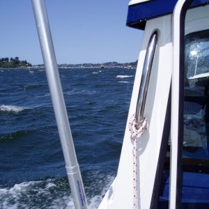 wee bit choppy at Newport 4/22/06