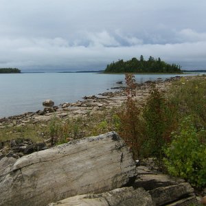 Another view of Drummond Island camp site.