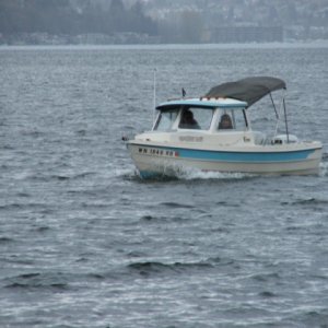 Pat and Patty on Crabby Lou Approaching Coulon Park 3-21-10