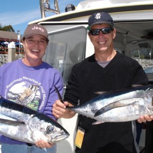 Nancy & Kevin Flannery 
Tuna virgins no more