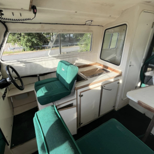 Media 'Quick clean after getting her home' in album 'My \"fixer upper\" 25 cruiser the day I bought her. She had sat on a lift through hurricane Sally and needed some love.'