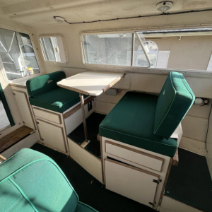 Media 'Quick clean after getting her home' in album 'My \"fixer upper\" 25 cruiser the day I bought her. She had sat on a lift through hurricane Sally and needed some love.'