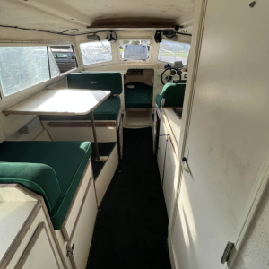 Media 'Quick clean after getting her home' in album 'My \"fixer upper\" 25 cruiser the day I bought her. She had sat on a lift through hurricane Sally and needed some love.'