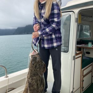 7/27/21 Out of Seward, 60# I'm beginning to think she's got a horseshoe in her pocket.