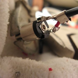 Not the prettiest solder job, but this is much smaller than it looks in the photo.