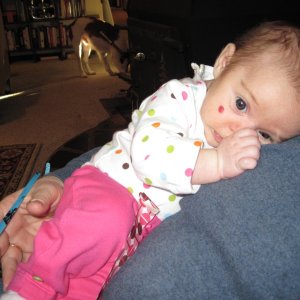 Media 'Wide-eyed Harper Snuggling with Nana 12-31-10' in album 'fs 757605'