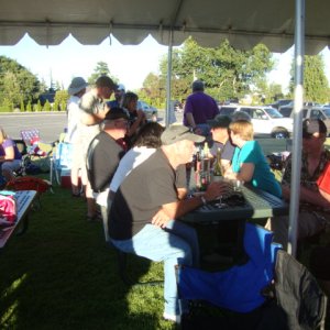 Media 'LaConner potluck' in album 'Sweet Pea  R25 Tug Christening'