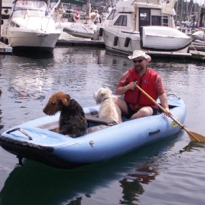 Ron (Meander) in Kayak