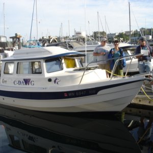 C-DAWG is christened
Owners Rick & Shirley