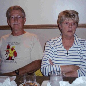 Valerie & Dave Seaton at the 1st dinner