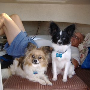 The kids join me for some R&R