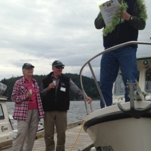 Navicula christening - Bob and Lori
