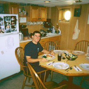 Media 'Fine dining in CPO Mess aboard EAGLE' in album '82' CGC POINT SWIFT from CGC POINT THATCHER in 1985'