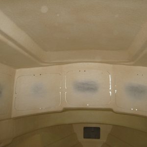 Media 'Hardtop glassed to deck after gelcoat completed today' in album '22\' Cruiser with vacuum bagging process'