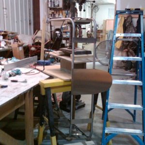 Media 'drilling holes in arch with Rube Goldberg' in album 'arch wedges epoxied'