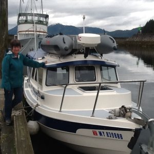 JoLee at th Hoonah transient dock