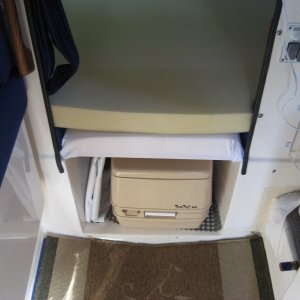 Media 'full size foam matress' in album 'vinyl house soffit cut to fit under cushion for 3/8 air space'