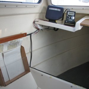 Port side chart/doc. holder.