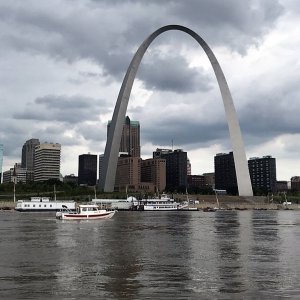 Ms. Jill at the Arch.