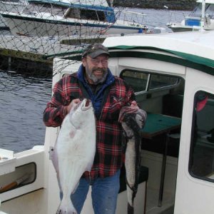 Jim's little butt and ling, Neah Bay, 2003.