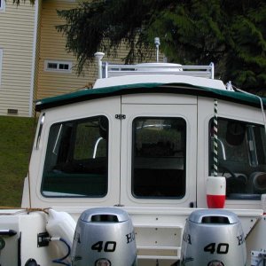 Another view of new cargo rack